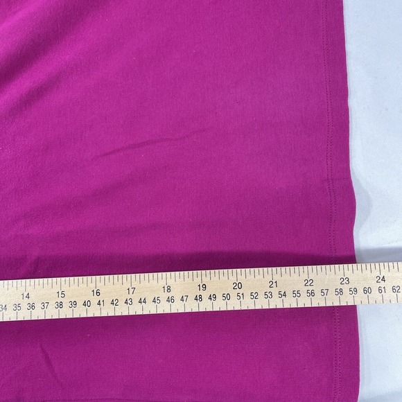 LAUREN RALPH LAUREN PINK LONG SLEEVE TOP SHIRT WOMENS LARGE BUTTON SHOULDER - Picture 12 of 14